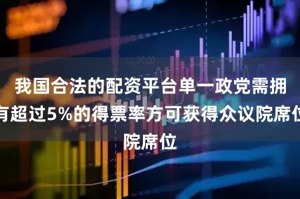 我国合法的配资平台单一政党需拥有超过5%的得票率方可获得众议院席位