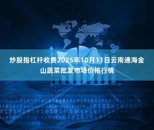 炒股指杠杆收费2025年10月11日云南通海金山蔬菜批发市场价格行情
